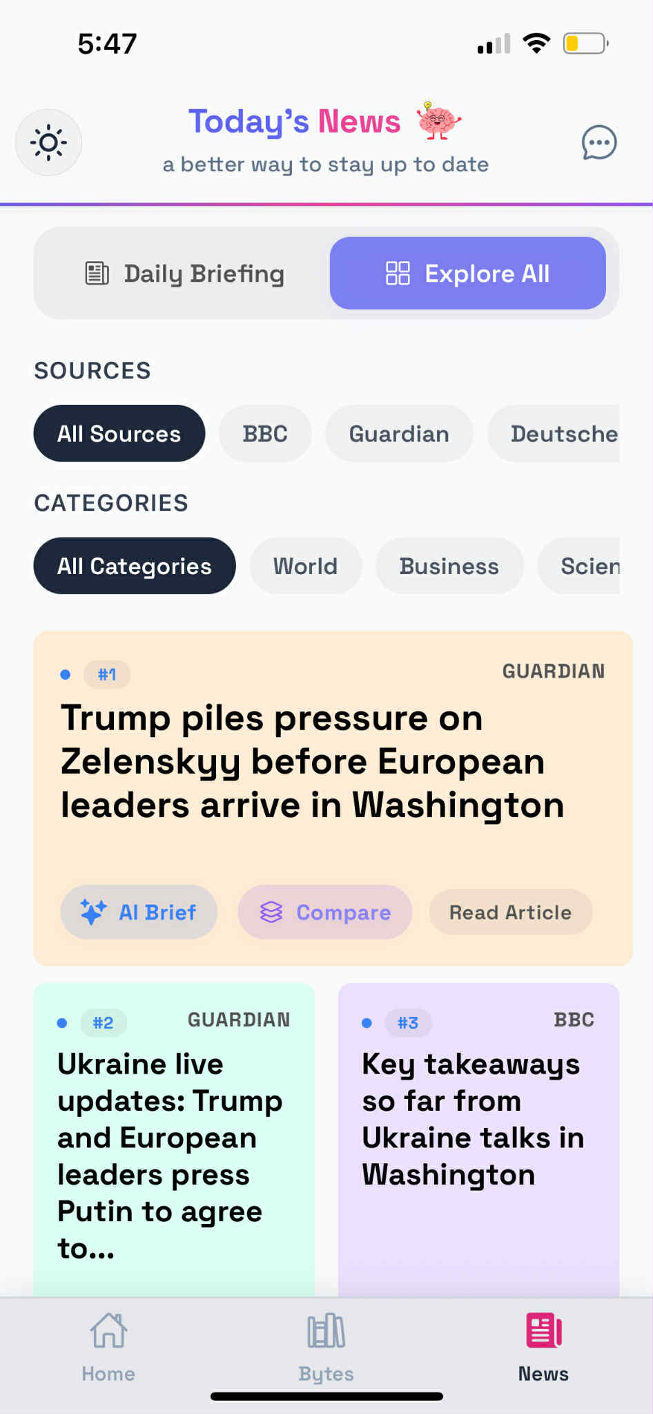 News Screen n1
