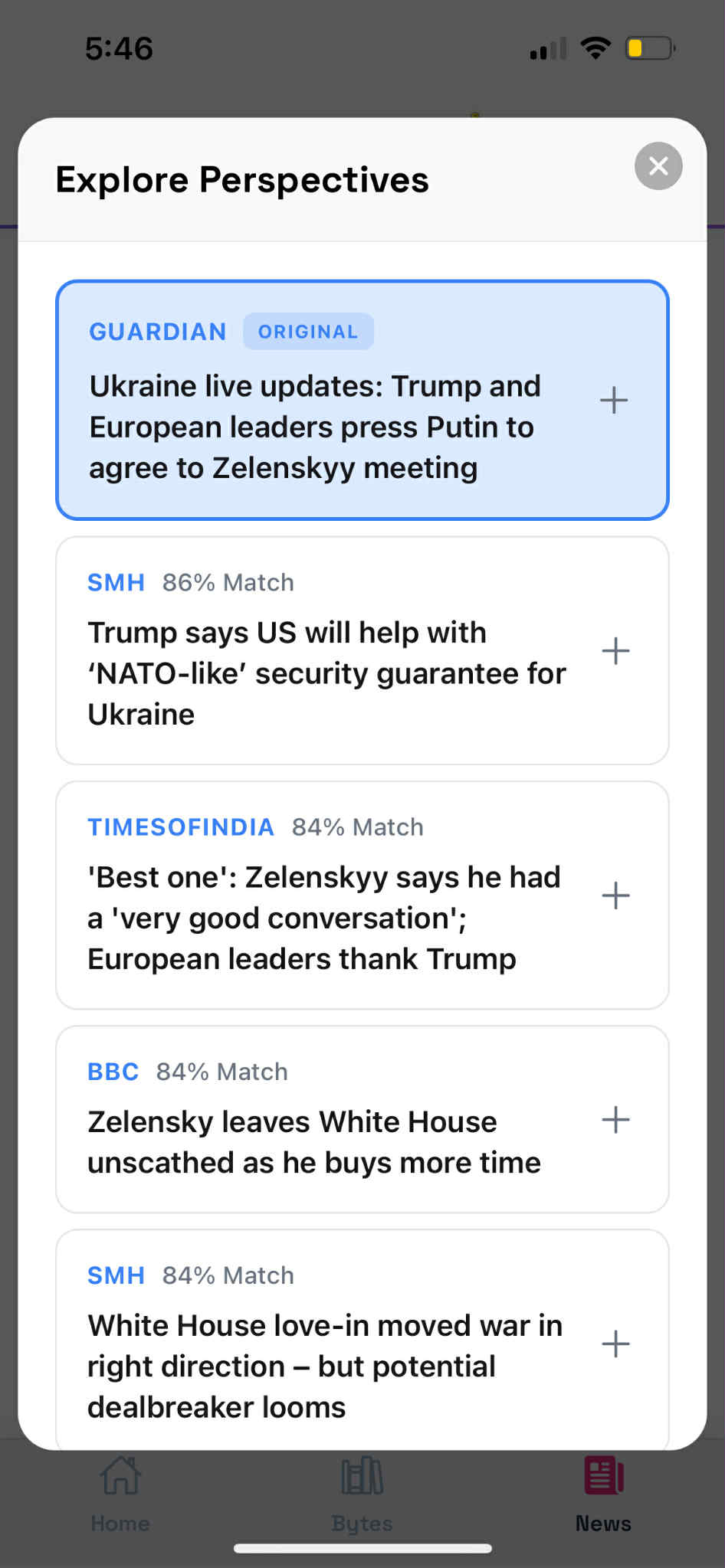 News Screen n2